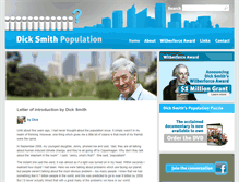 Tablet Screenshot of dicksmithpopulation.com